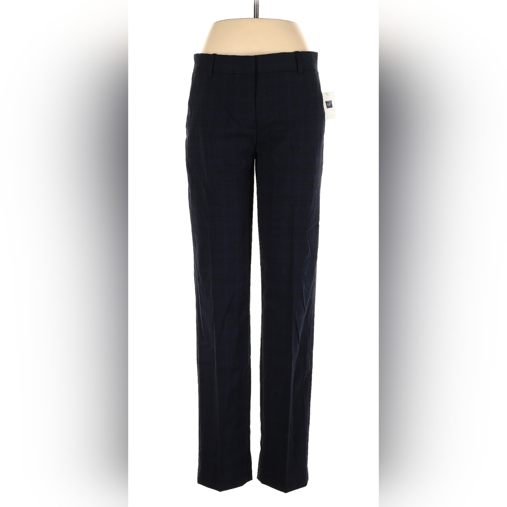 Women's Gap Pants, Blue plaid, size 6L